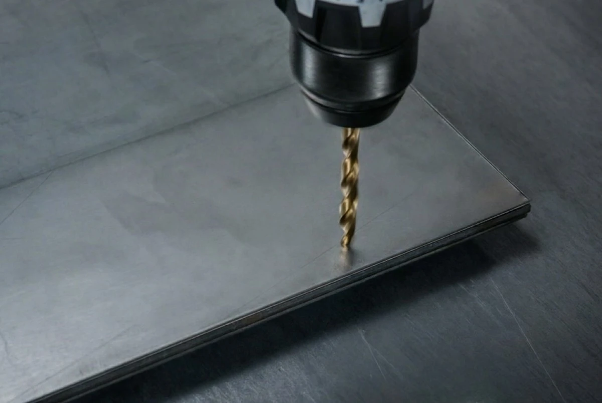 Cómo perforar acero inoxidable en casa usando solo aceite y paciencia