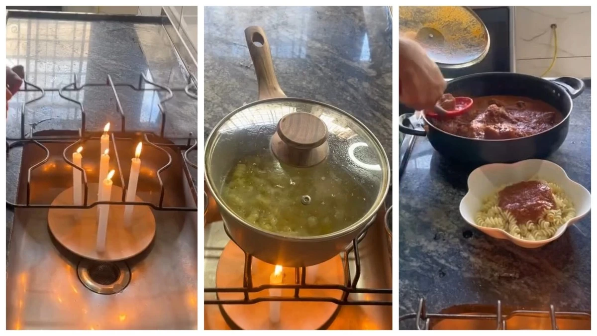 5 velas y una rejilla del horno: calienta tu comida y cocina pasta cuando la luz falte por 20 horas