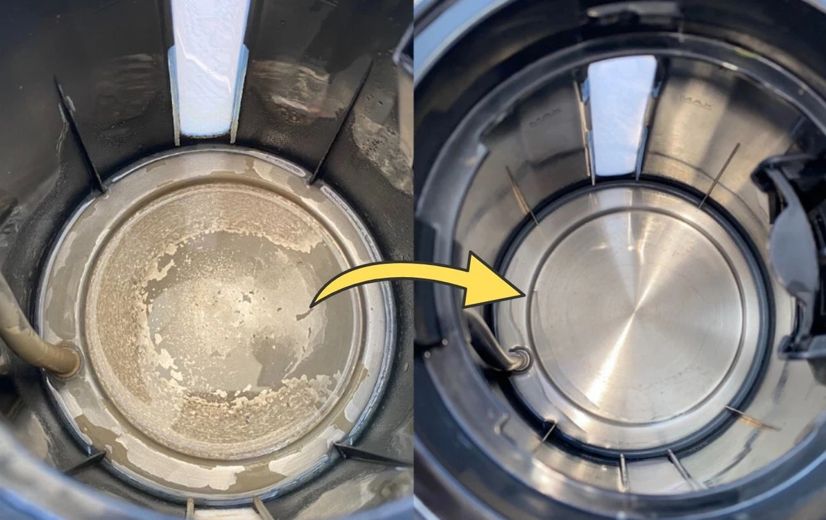 Limpia tu tetera en 10 minutos con solo 2 ingredientes de cocina