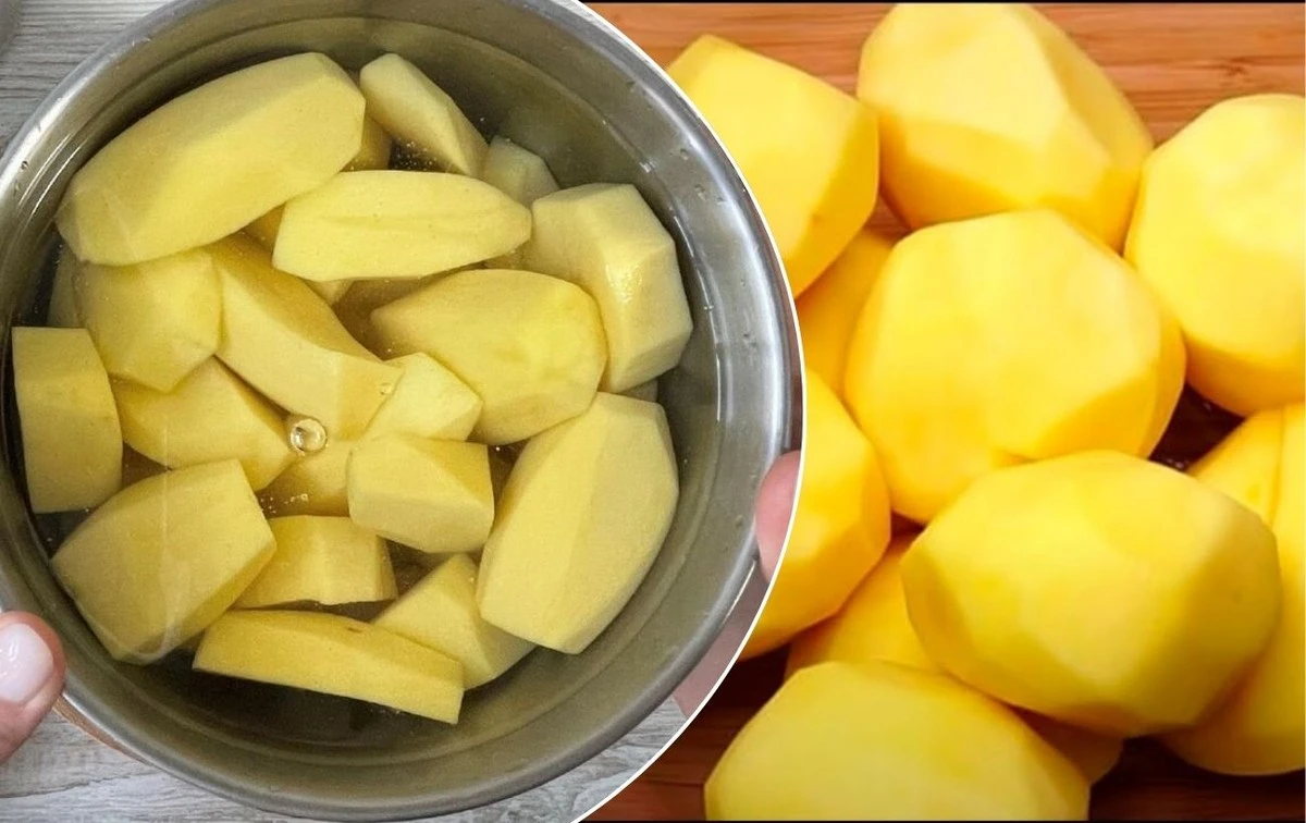 La papa preparada no se pone negra: una taza de leche en el agua es el secreto