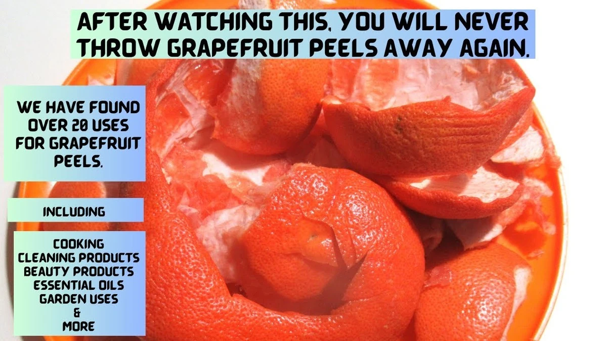 Adiós a la basura: 5 usos geniales de la piel de pomelo que toda ama de casa experta conoce - image 1
