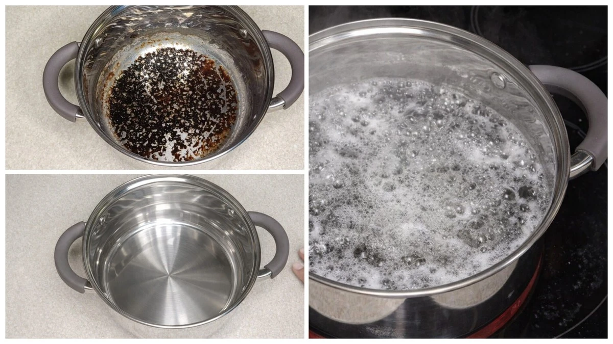 Un ingrediente secreto que elimina el sarro de tu olla en minutos