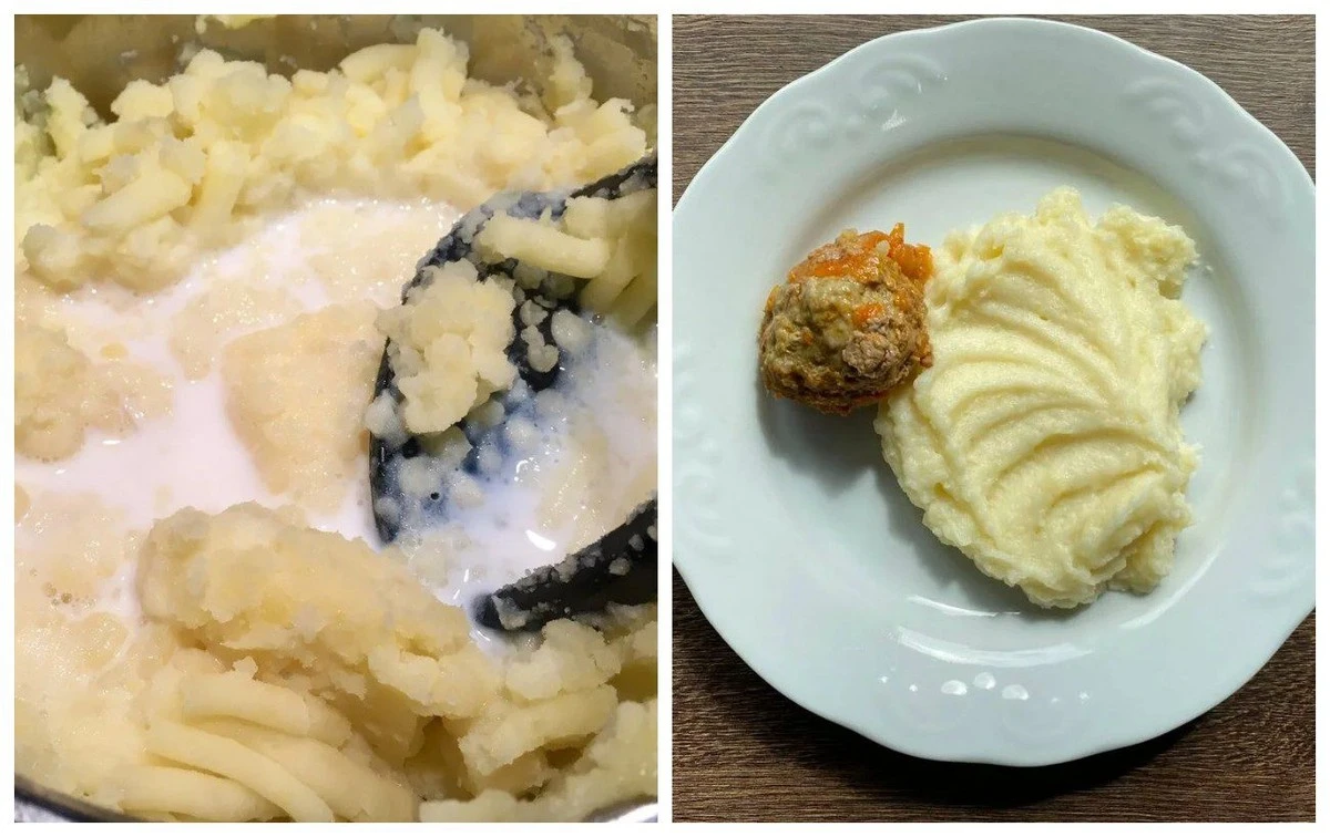 El puré de patatas se oscurece: el error que pone tu comida gris en 10 horas