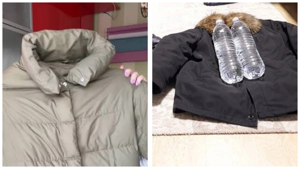 Seca tu chaqueta de plumas en horas: el truco de las botellas de agua caliente que no conocías