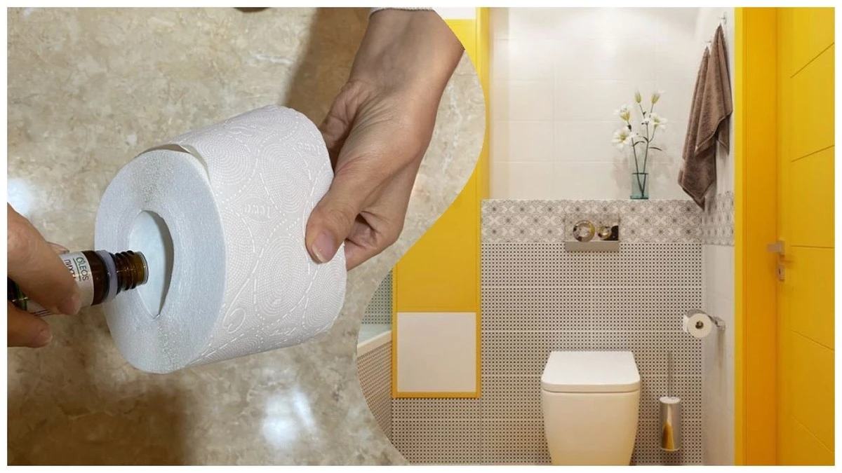 El secreto para un baño con olor a spa: 5 gotas en el rollo de papel