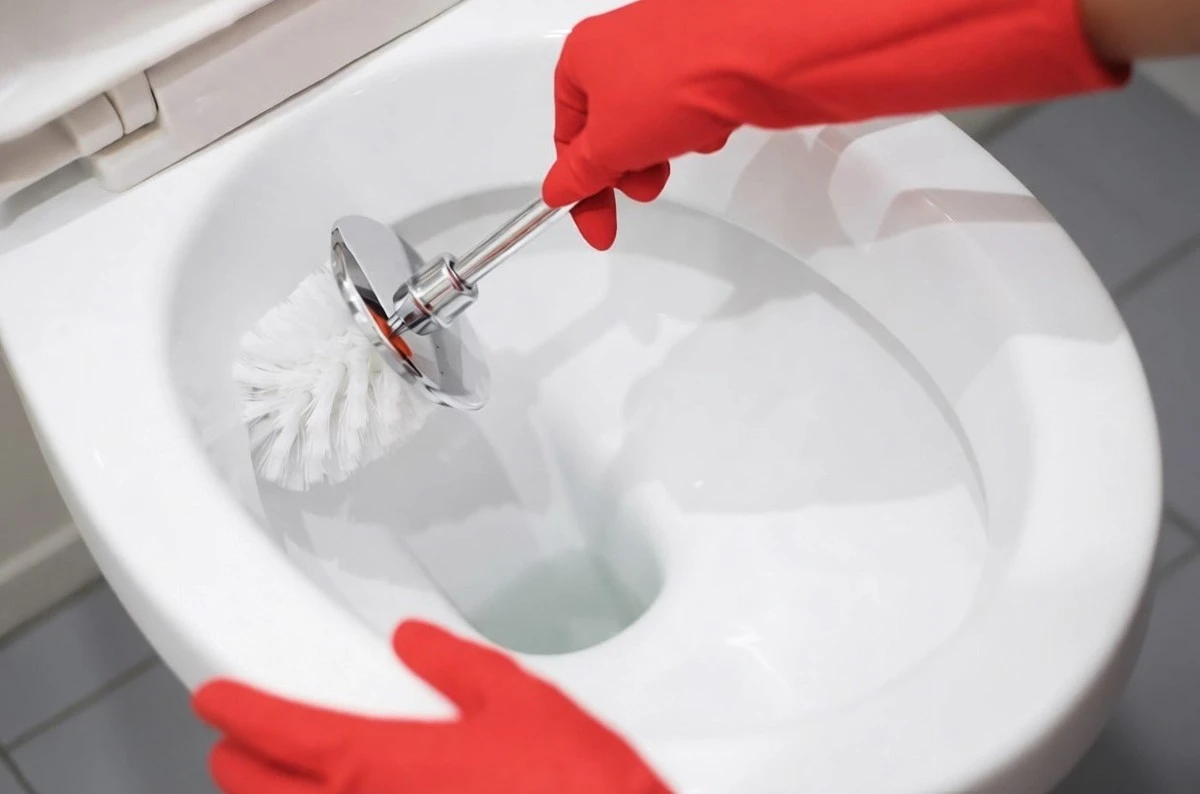 El truco de las 2 cucharadas: di adiós a la piedra de orina y a las manchas en tu inodoro en una noche