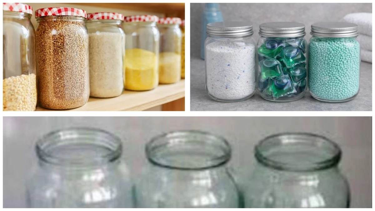 4 maneras creativas de reutilizar frascos de vidrio en tu cocina y darle un toque de estilo