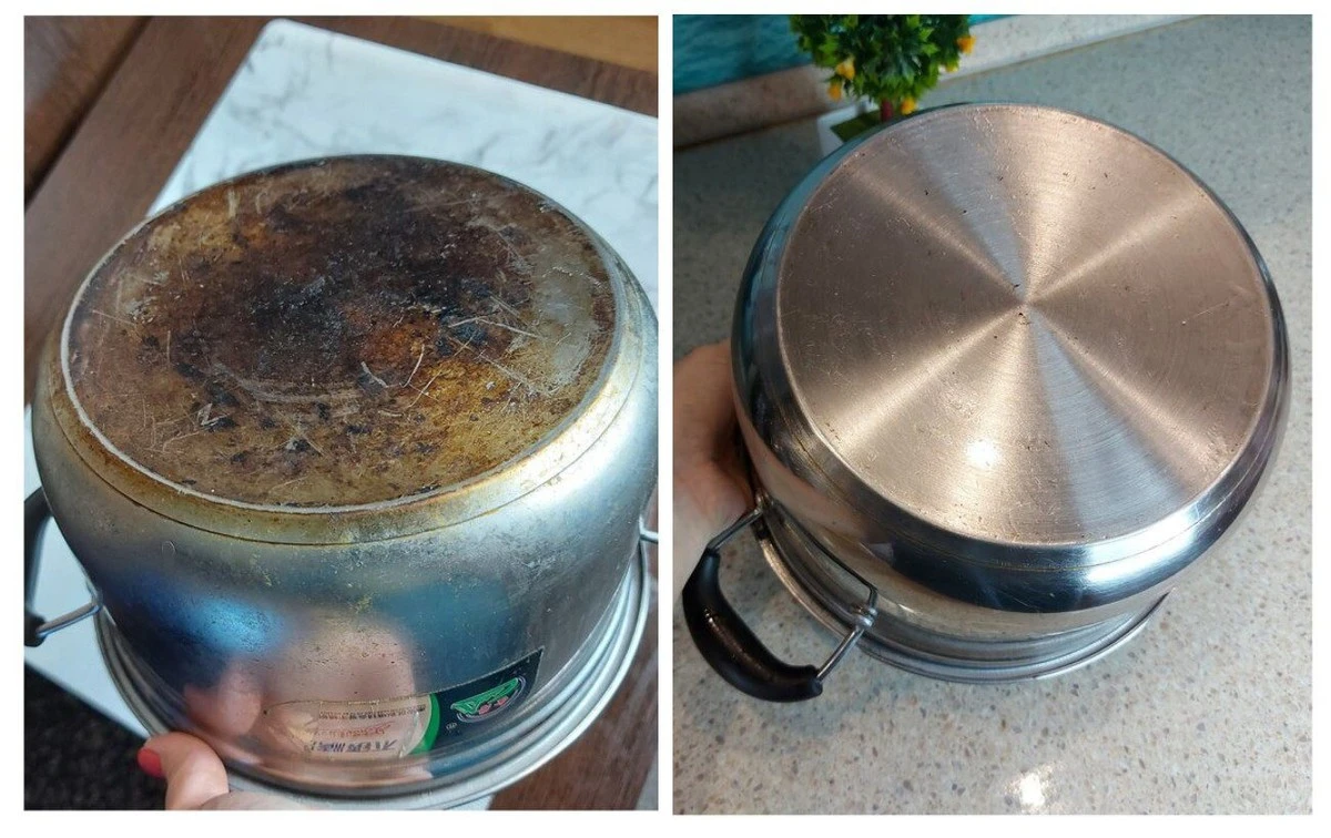 Adiós químicos: así brillan tus ollas con solo 2 cucharadas de "basura de cocina"