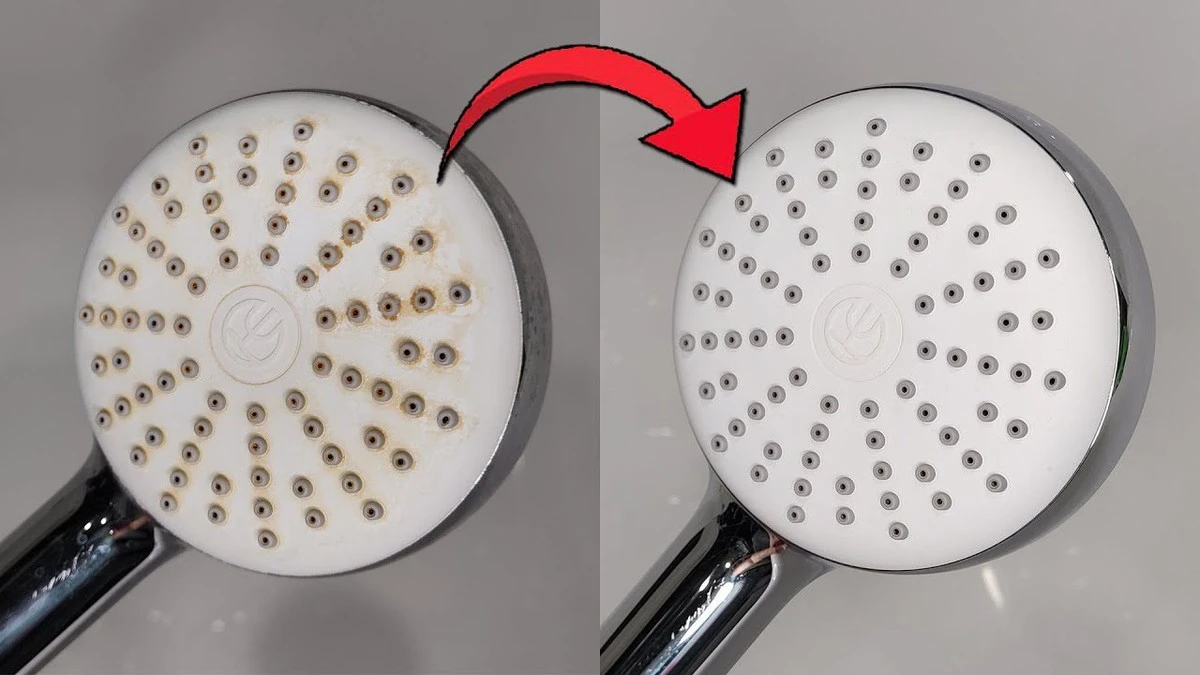 Desatasca el rociador de tu ducha en 5 minutos: adiós a la cal con trucos caseros