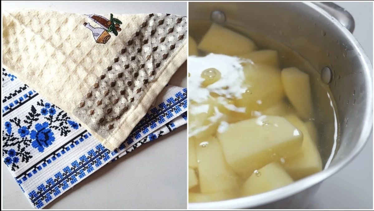 Este vegetal casero salva tus paños de cocina: elimina hasta manchas antiguas de grasa