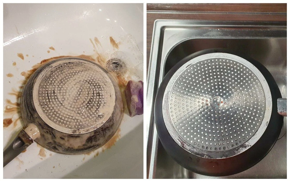 Dos ingredientes de botiquín desintegran el hollín como nada más