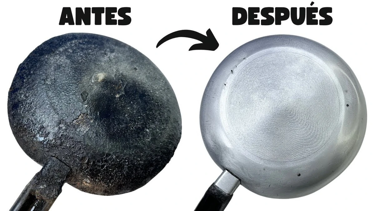 Devuelve la vida a tu sartén vieja: 1 movimiento + 2 cucharadas de 