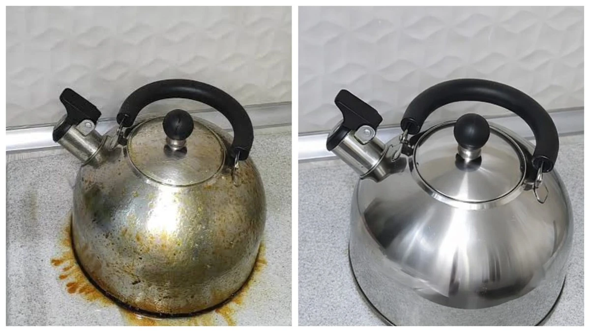 La olla vieja brilla como nueva: 3 ingredientes que tiras a la basura eliminan la grasa pegada