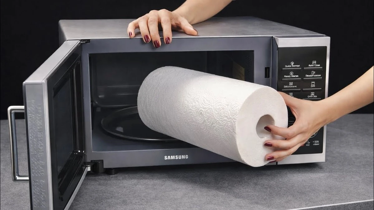 3 trucos con papel de cocina en el microondas que cambiarán tu rutina