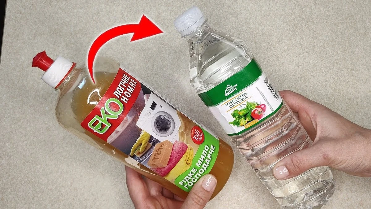 El tándem mágico: Mezcla jabón y vinagre para un hogar impecable