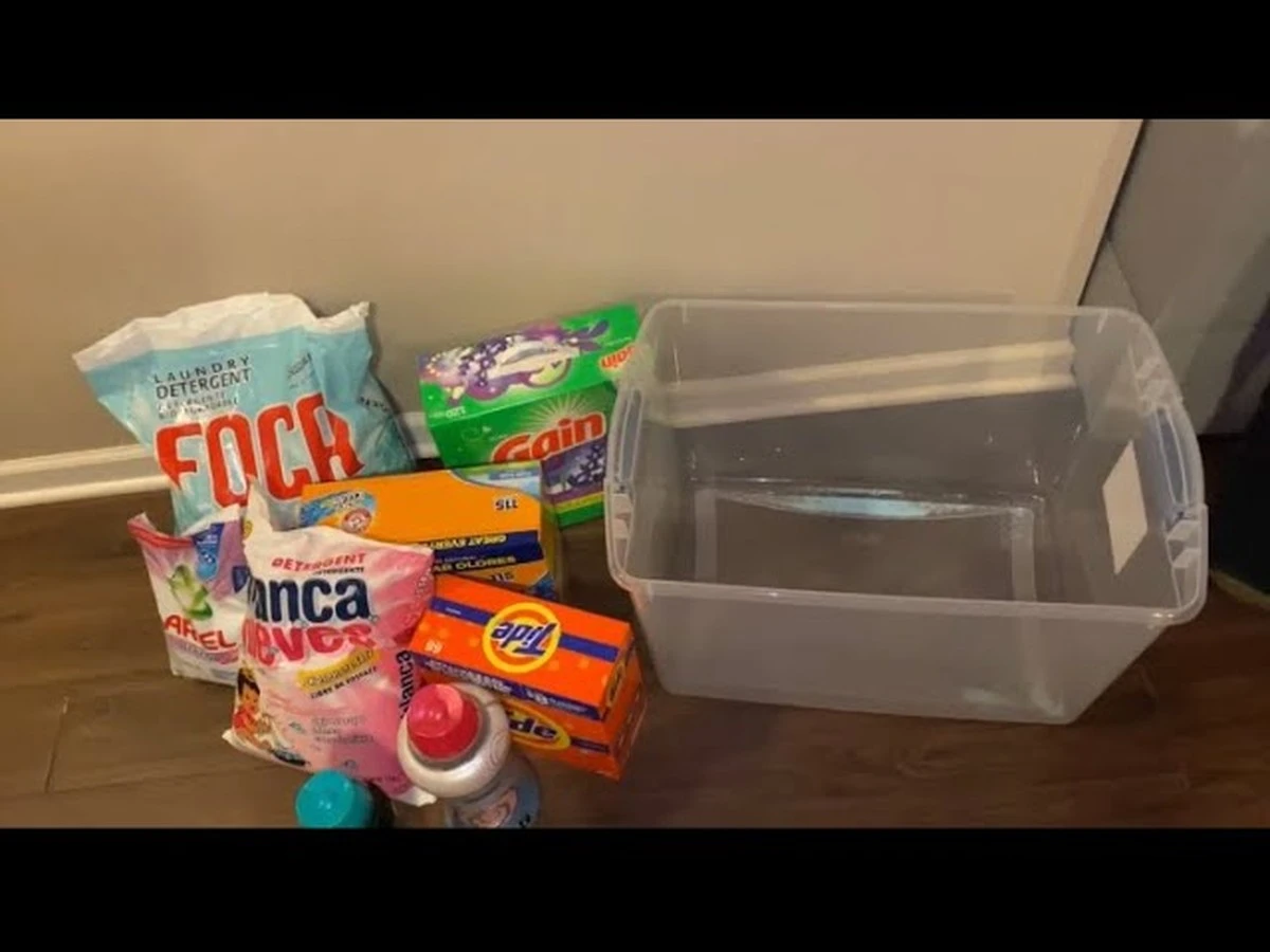 Encontré cápsulas de lavandería baratas en 