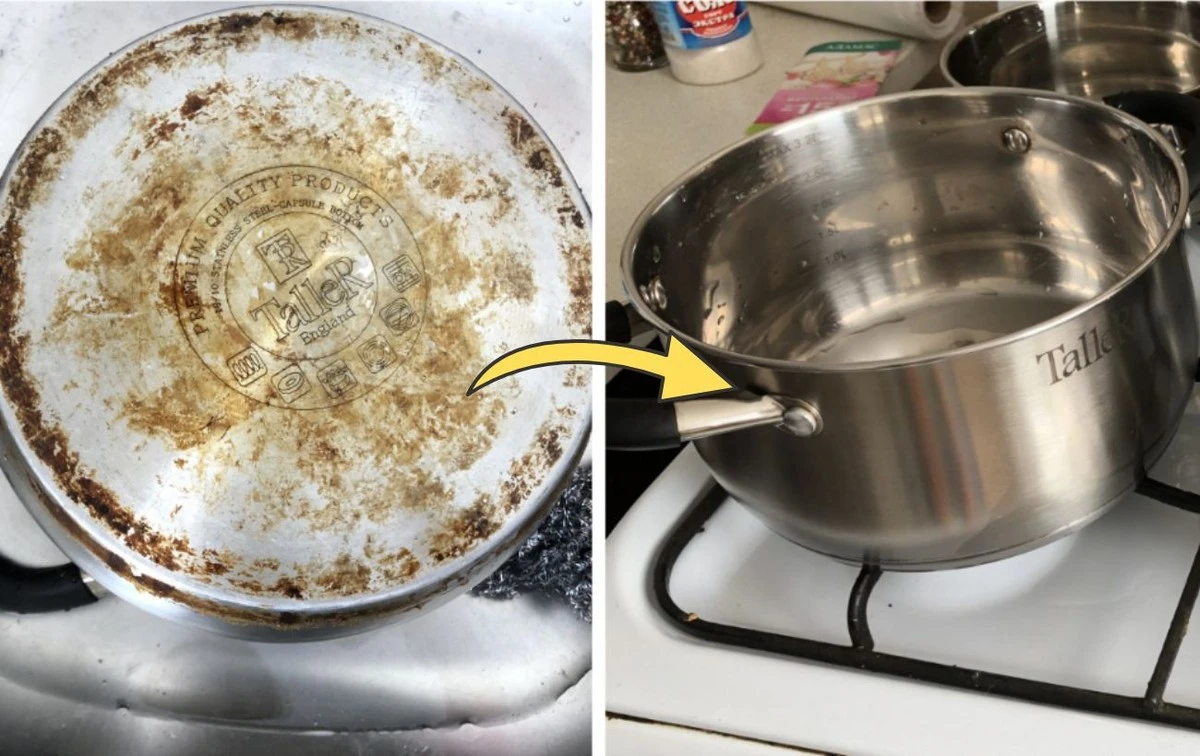 La 'magia' de dos cucharadas para dejar tu olla impecable: adiós al hollín sin dañar el esmalte