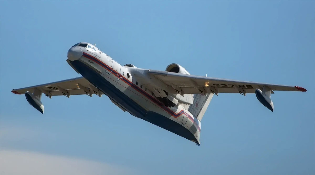 Be-200: El 'avión anfibio ruso' que vigiló el Mar Báltico y su sorprendente secreto de fabricación