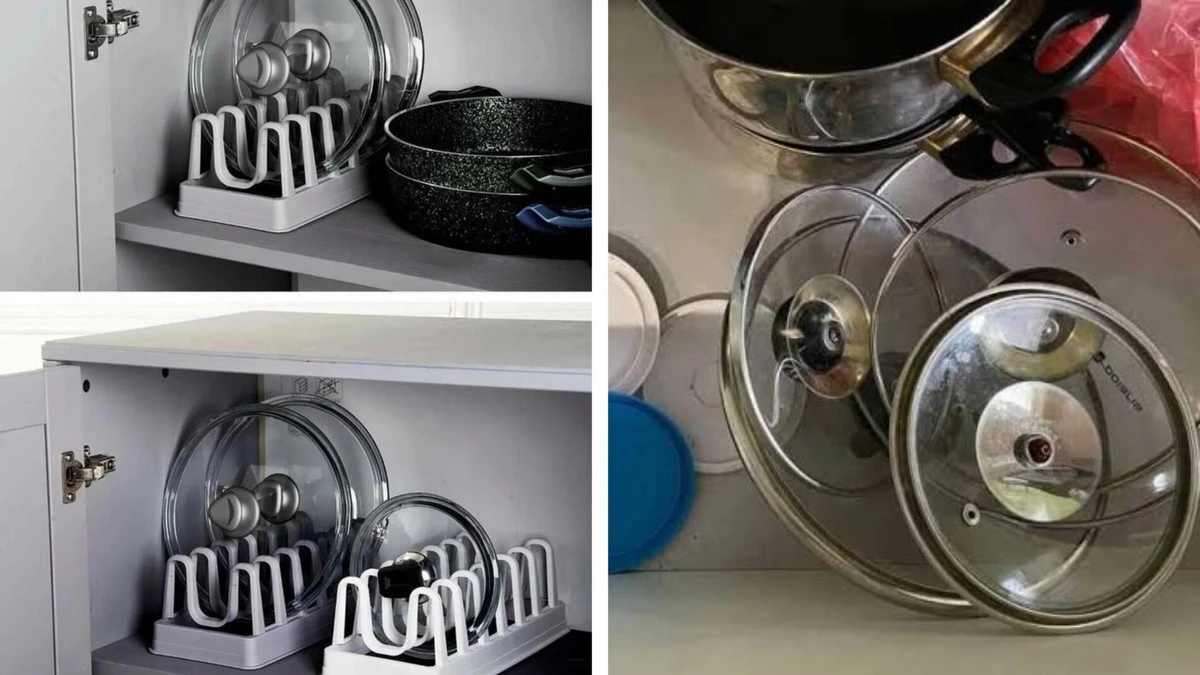 El truco de Amazon que organiza tus tapas de ollas y evita olores en la cocina