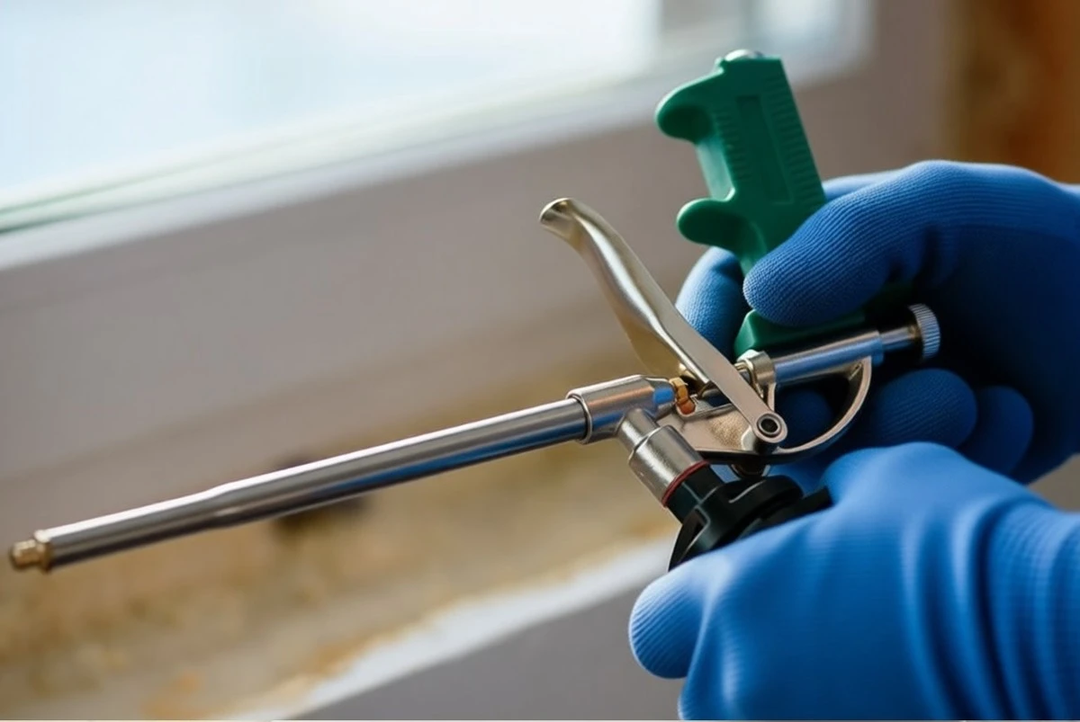Cómo usar la pistola de espuma expansiva como un profesional: guía para principiantes