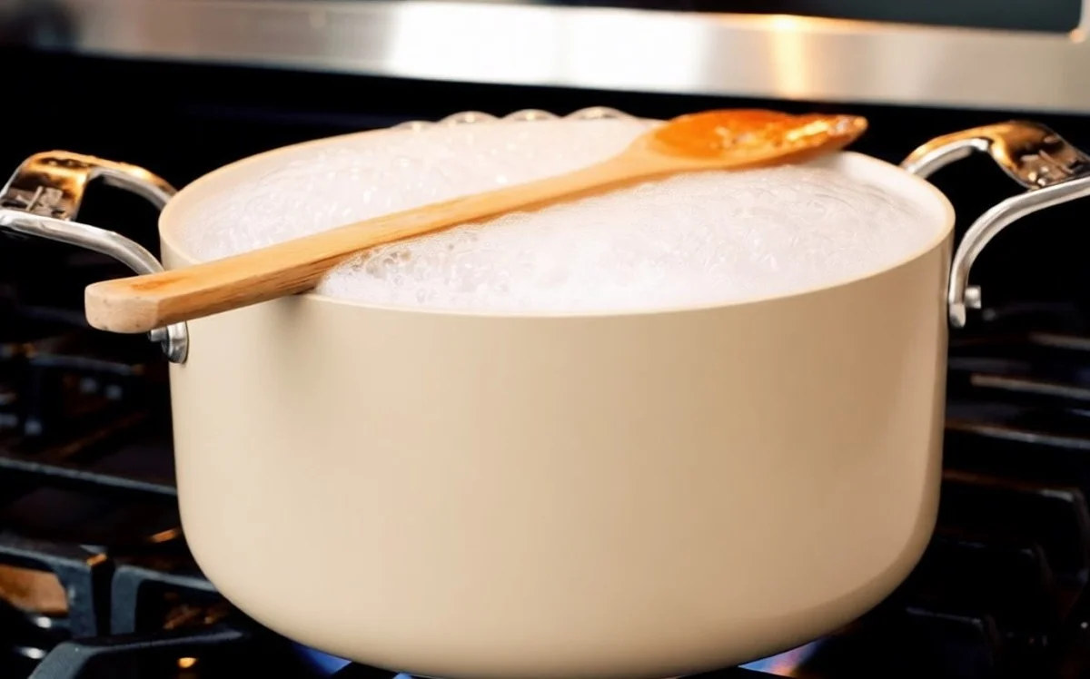 El truco de la cuchara de madera que los chefs usan para que el caldo no se desborde