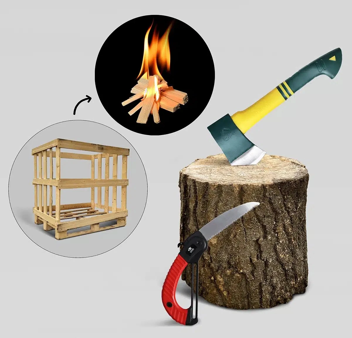 Tres trucos caseros para partir leña sin que los trozos salgan disparados - image 1