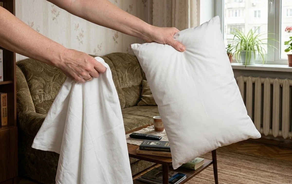 Reutiliza fundas de almohada viejas: conviértelas en bolsas de lavandería para prendas delicadas