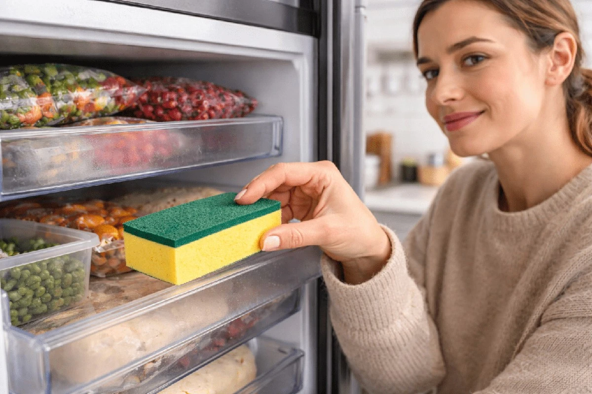 Por qué guardo esponjas en mi congelador: adiós al hielo