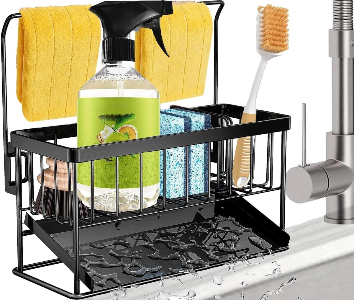 Adiós al desorden en el fregadero: crea un organizador de esponjas con una vieja botella de champú - image 1