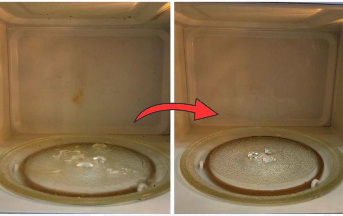 Limpia tu microondas en 10 minutos con este truco casero