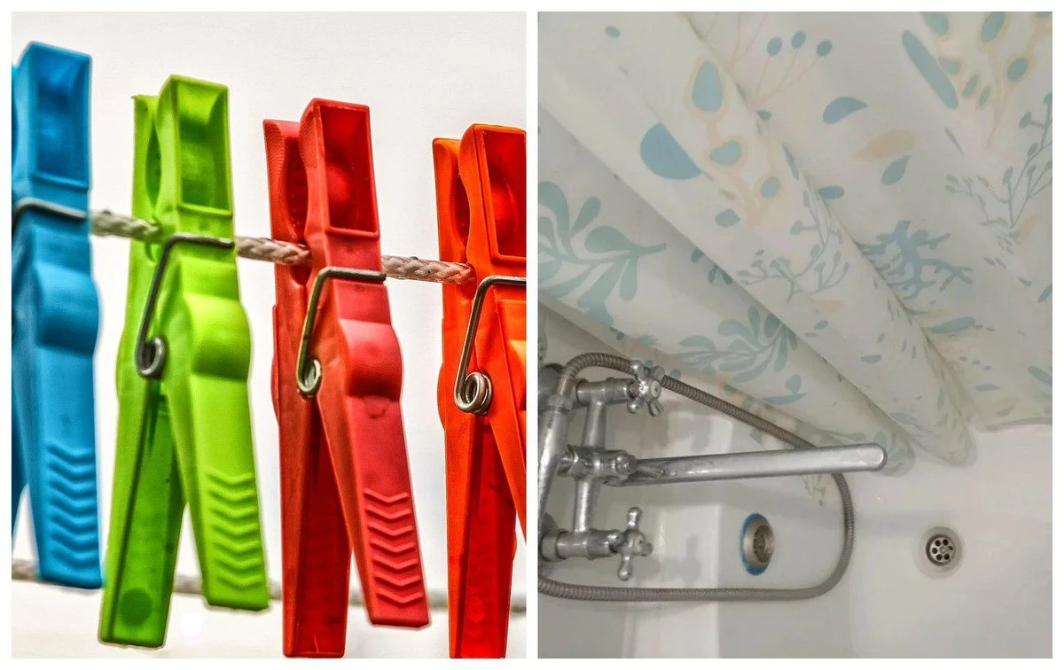 Un truco con una pinza en la cortina de la ducha transforma tu baño en un spa